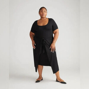 Universal Standard Palermo Divine Jersey Wrap  Dress, size “small” (14/16)